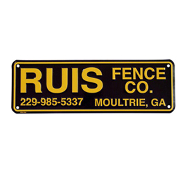 Rider Plates | Fence Signs
